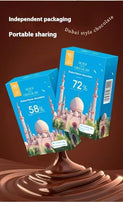 Dubai Style Chocolate Bar Pistachio, Crispy texture,Dark chocolate，Sandwich chocolate, individually wrapped, Gift, Snack, 2.29oz (Pack of 1)
