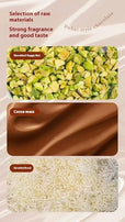 Dubai Style Chocolate Bar Pistachio, Crispy texture,Dark chocolate，Sandwich chocolate, individually wrapped, Gift, Snack, 2.29oz (Pack of 1)