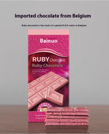 Ruby Chocolate, Slightly sour fruit flavor, Milk chocolate, individually wrapped, Festive sweets, Snacks, 2.4oz (Pack of 1)