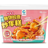 Korean Rice Cake Ramen, Sweet and Spicy Stir-Fried Rice Cakes, Hearty Korean Comfort Food, Rich Flavor Profile, Quick and Satisfying, Authentic Korean Street Food Experience, Bold and Savory Taste, Perfect Late-Night Snack, 235g/Box.
