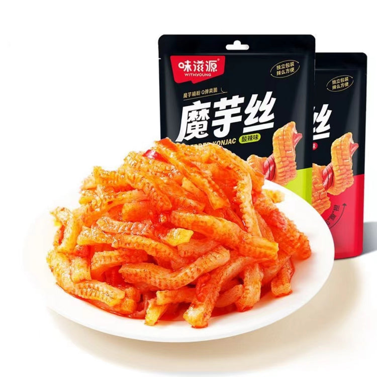 WITHYOUNG Konjac Shreds Hot & Sour Flavour 60g