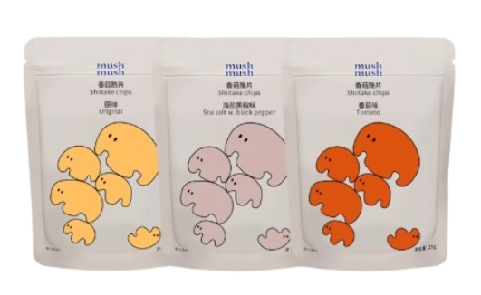 Mixed - Flavor Sliced Mushrooms: Thin - Cut, Crispy, Refreshing & Aromatic. Tender, Smooth, Uniquely - Shaped. 75g (3 Packs)