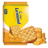 Imported Lemon - Filled Cookies, 180g/Box - Rich, Tasty, with a Perfect Blend of Salt and Sweetness, Fluffy and Crispy, Infused with Refreshing Lemon Aroma