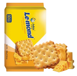 Imported Lemon - Filled Cookies, 180g/Box - Rich, Tasty, with a Perfect Blend of Salt and Sweetness, Fluffy and Crispy, Infused with Refreshing Lemon Aroma