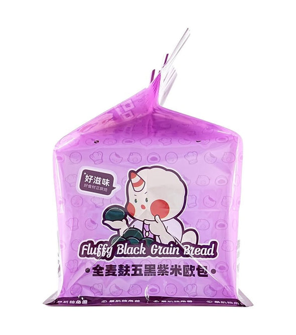 Whole Wheat Multigrain Bread with Purple Rice, Flavorful Cheese Filling, Wholesome and Healthy Breakfast Option, A Perfect Meal for Health-Conscious Individuals, delicious and not greasy, soft and sweet taste，400g/14.11 oz