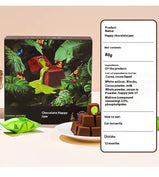 Dubai style chocolate bar pistachio, dark chocolate, Pistachio Flowing Chocolate, chocolate candy, Ideal gift, exotic indulgence,Separately packaged, casual snacks 2.82oz（Pack of 1）