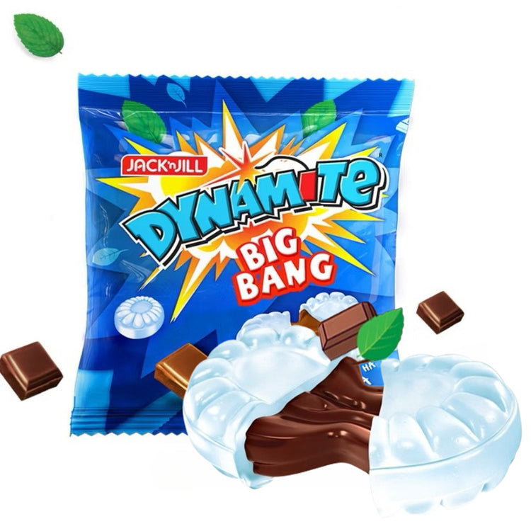 Vietnamese Dynamitems Chocolate-Filled Mint Candies: Fresh, Refreshing Mint Hard Candies, Chocolate Sandwich Peppermint Patties, After Dinner Mints, Gluten-Free & Vegan, Holiday Treats, Southeast Asian snacks - 330g