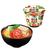 Premium Tomato-Flavored Instant Noodles, Rich and Savory Taste with a Smooth, Slightly Tangy Tomato Flavor, Quick and Easy Meal for Busy Days, Flavorful and Satisfying with a Silky Texture, 90g x 3